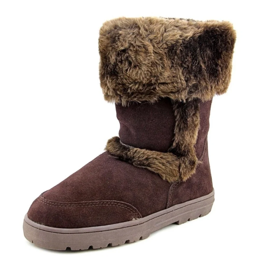 NEW - Style&Co. Cold Weather Leather Suede Pull On Boot - Size 8